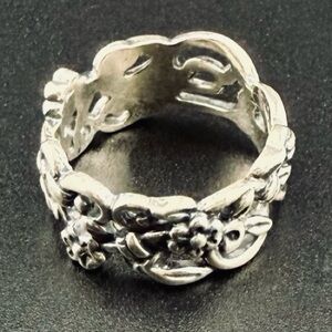 Carolyn Pollack Relios Sterling Fillagree Scrollwork Ring